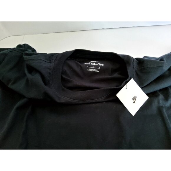 Nike Men's Black Signature "Just Do It" Logo Short Sleeve T-Shirt Size LARGE - Picture 7 of 7